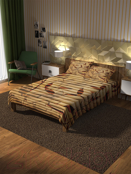 Изображение товара Набор текстиля для спальни Ambesonne 200x235 / bcsl_17452