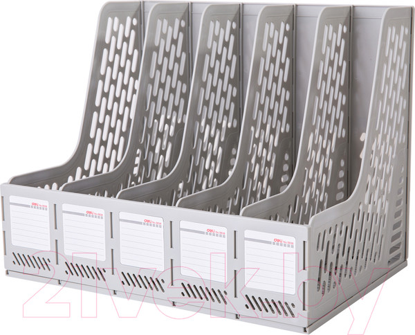 Изображение товара Лоток для бумаг Deli Quali / 9838 (серый)