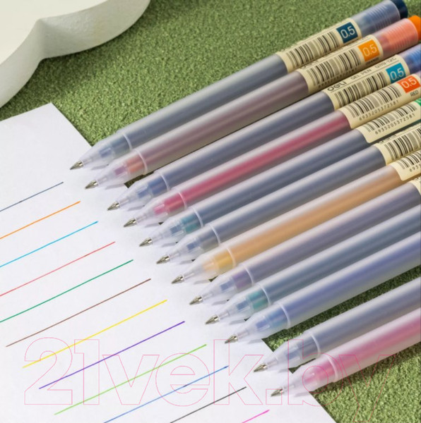 Изображение товара Набор гелевых ручек Deli Delight / G11912C (12цв)