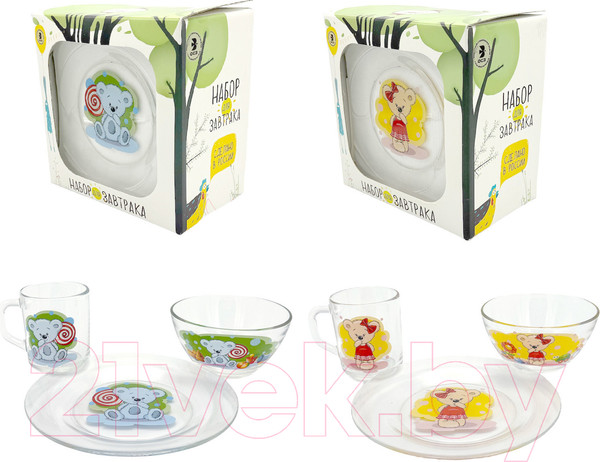Изображение товара Набор столовой посуды ОСЗ Мишки / 18с2048 ДЗ