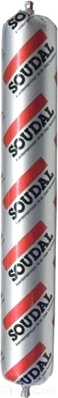 Изображение товара Герметик силиконовый Soudal Silirub 2 нейтральный / 112572 (бесцветный, 600 мл)