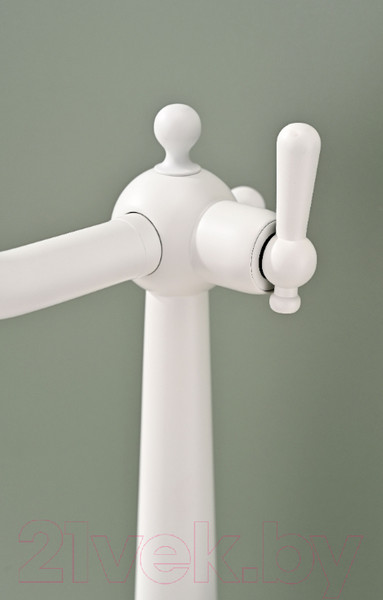 Изображение товара Смеситель Paulmark Retro Re213226-431 (белый матовый)