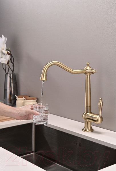 Изображение товара Смеситель Paulmark Retro Re213226-G (золото)