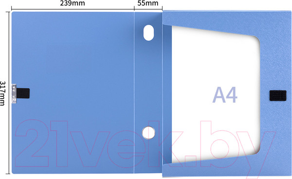 Изображение товара Папка для бумаг Deli 5606 (синий)