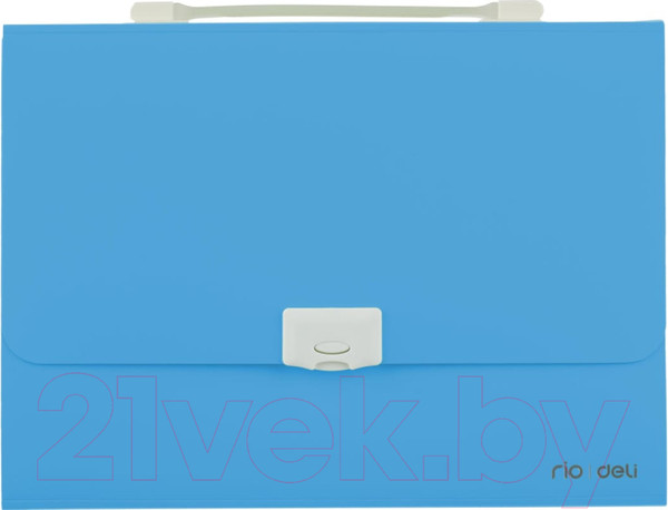 Изображение товара Папка-портфель Deli Rio / 38125 (голубой)