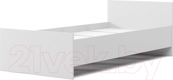 Изображение товара Односпальная кровать MySTAR Сноули 900 ИВ-121.04 (белый)