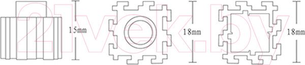 Изображение товара Конструктор Sima-Land Объемный пазл / 7261520