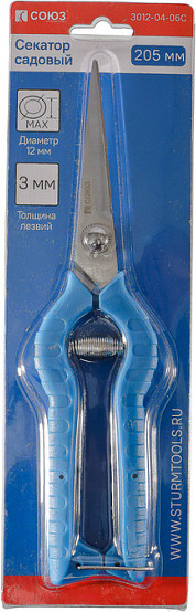 Изображение товара Садовые ножницы механические СОЮЗ 3012-04-06С