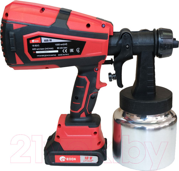 Изображение товара Краскопульт электрический Edon ASG-18 (1001150108)