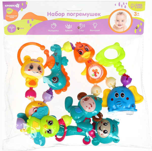 Изображение товара Набор погремушек Крошка Я Собери меня / 4616584