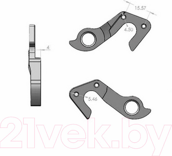 Изображение товара Держатель заднего переключателя FORCE DRP-150.1