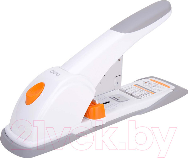 Изображение товара Степлер Deli Pro / 0487 (серый/белый)