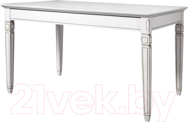 Изображение товара Обеденный стол Гомельдрев Бристоль ГМ 6009 (белый дуб/патина)