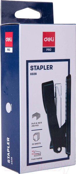 Изображение товара Степлер Deli Pro / 0328 (черный)