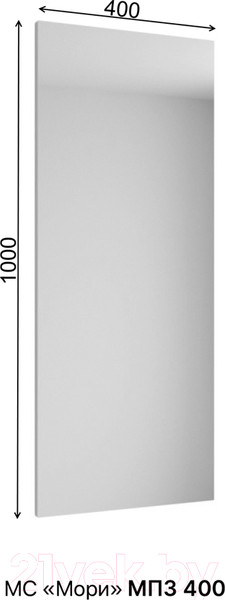 Изображение товара Зеркало ДСВ МПЗ 400 (белый)