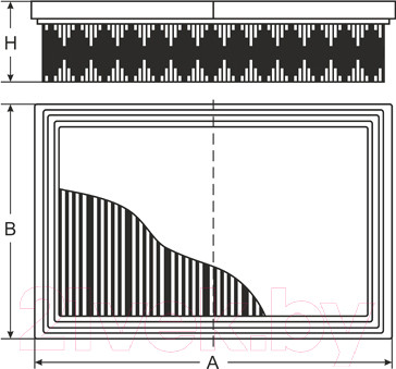 Изображение товара Воздушный фильтр SCT SB248