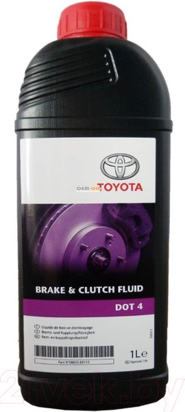 Изображение товара Тормозная жидкость Toyota/Lexus DOT 4 / 0882380112 (1л)