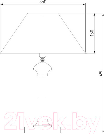 Изображение товара Прикроватная лампа Евросвет Majorka 008/1T RDM (янтарь)