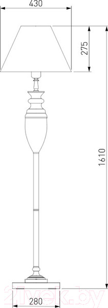 Изображение товара Торшер Евросвет Majorka 009/1T GR (зеленый)