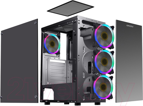 Изображение товара Корпус для компьютера Ginzzu SL600