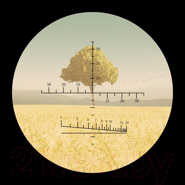 Изображение товара Бинокль Levenhuk Camo Pine 10x42 с сеткой