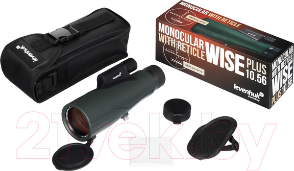 Изображение товара Монокуляр Levenhuk Wise PLUS 10x56 с сеткой