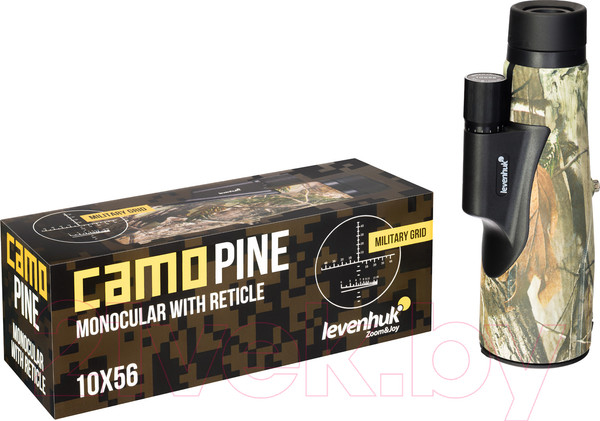 Изображение товара Монокуляр Levenhuk Camo Pine 10x56 с сеткой