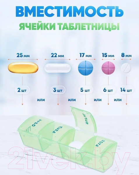 Изображение товара Таблетница ECOS Цилиндр / 104326