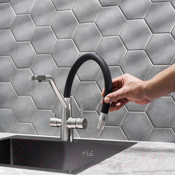Изображение товара Смеситель РМС SUS127BL-016F-015