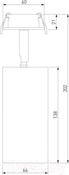 Изображение товара Спот Elektrostandard Diffe 25066/LED (белый/черный)