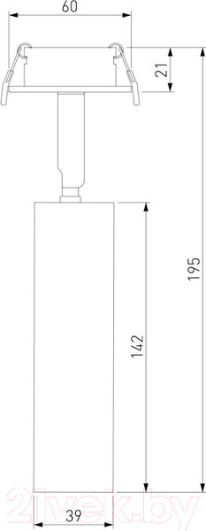 Изображение товара Спот Elektrostandard Diffe 25040/LED (белый)
