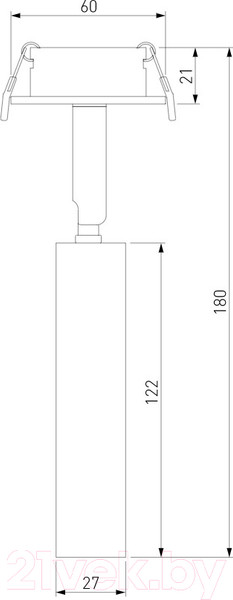 Изображение товара Спот Elektrostandard Diffe 25027/LED (белый)