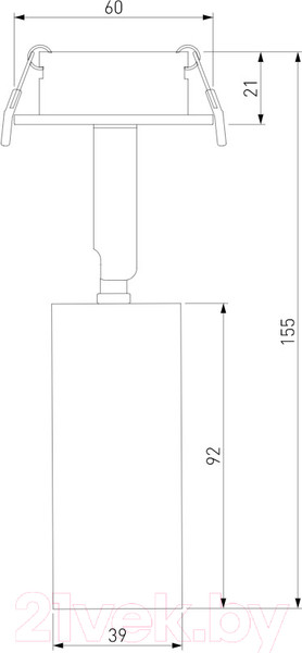 Изображение товара Спот Elektrostandard Diffe 25039/LED (белый)