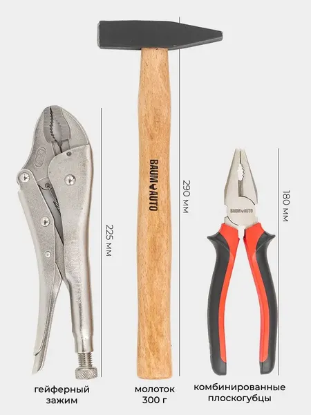 Изображение товара Универсальный набор инструментов BaumAuto BM-41421-5(54713)