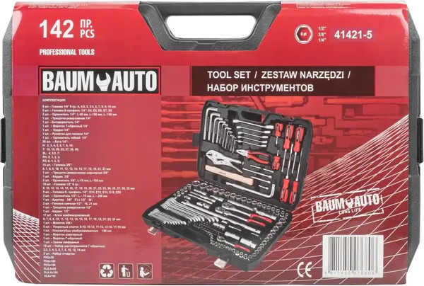 Изображение товара Универсальный набор инструментов BaumAuto BM-41421-5(54713)