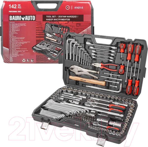 Изображение товара Универсальный набор инструментов BaumAuto BM-41421-5(54713)