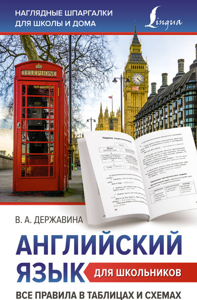 Изображение товара Учебное пособие АСТ Английский язык для школьников. Все правила, мягкая обложка (Державина Виктория)