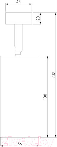 Изображение товара Спот Elektrostandard Diffe 85266/01 (белый/черный)