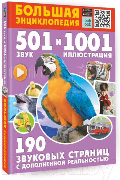 Изображение товара Энциклопедия АСТ Большая энциклопедия. 501 звук и 1001 иллюстрация (Куцаева Н.)