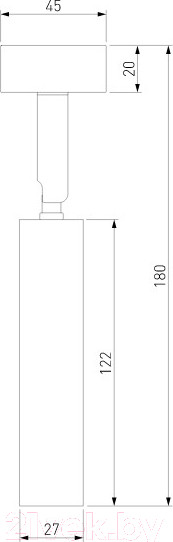 Изображение товара Точечный светильник Elektrostandard Diffe 85268/01 (черный)