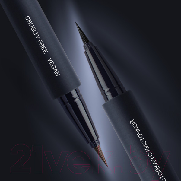 Изображение товара Подводка-фломастер для глаз Relouis Водостойкая с кисточкой 01 (черный)