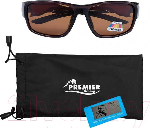 Изображение товара Очки солнцезащитные Premier Fishing PR-OP-1197-B (коричневый)