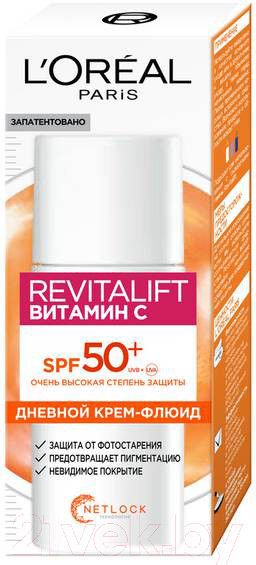 Изображение товара Флюид для лица L'Oreal Paris Дневной Revitalift с SPF 50 Витамин С (50мл)