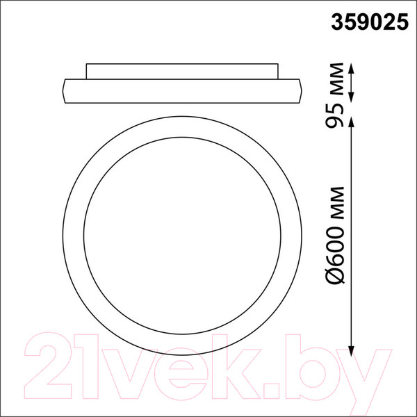 Изображение товара Потолочный светильник Novotech Over 359025