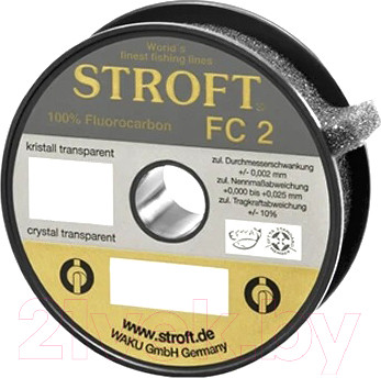 Изображение товара Леска флюорокарбоновая Stroft Fluorcarbon FC2 / 443315