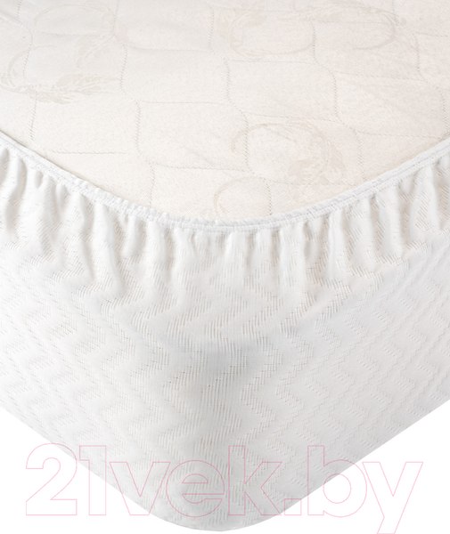 Изображение товара Наматрасник защитный Luxsonia Double Jersey 80x200x20 (белый)