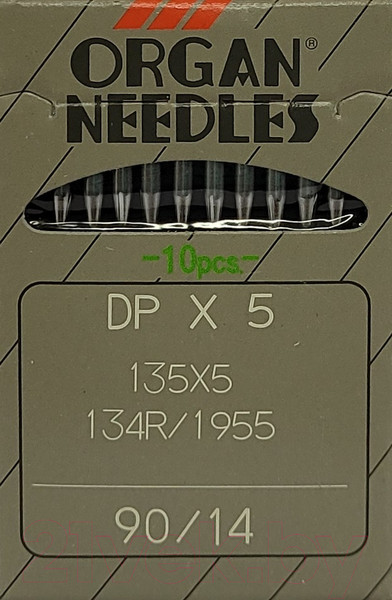 Изображение товара Набор игл для промышленной швейной машины Organ DPx5 90 ORG-10 (универсальные)