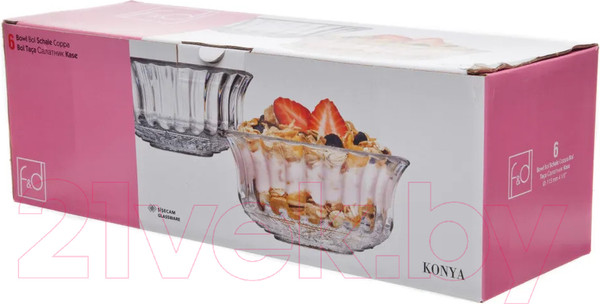 Изображение товара Набор салатников Pasabahce Konya 53308B