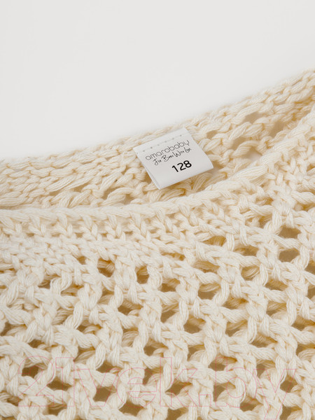 Изображение товара Джемпер детский Amarobaby Knit Trend / AB-OD21-KNITT2602/33-134 (молочный, р.134)