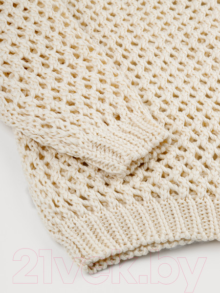 Изображение товара Джемпер детский Amarobaby Knit Trend / AB-OD21-KNITT2602/33-140 (молочный, р.140)